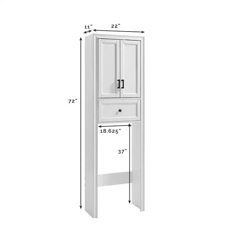 Tara Space Saver Cabinet Over The Toilet Etagere White - Crosley