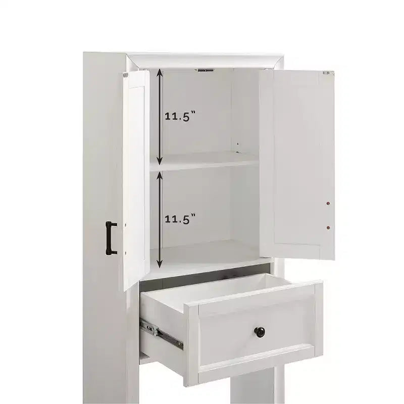 Tara Space Saver Cabinet Over The Toilet Etagere White - Crosley
