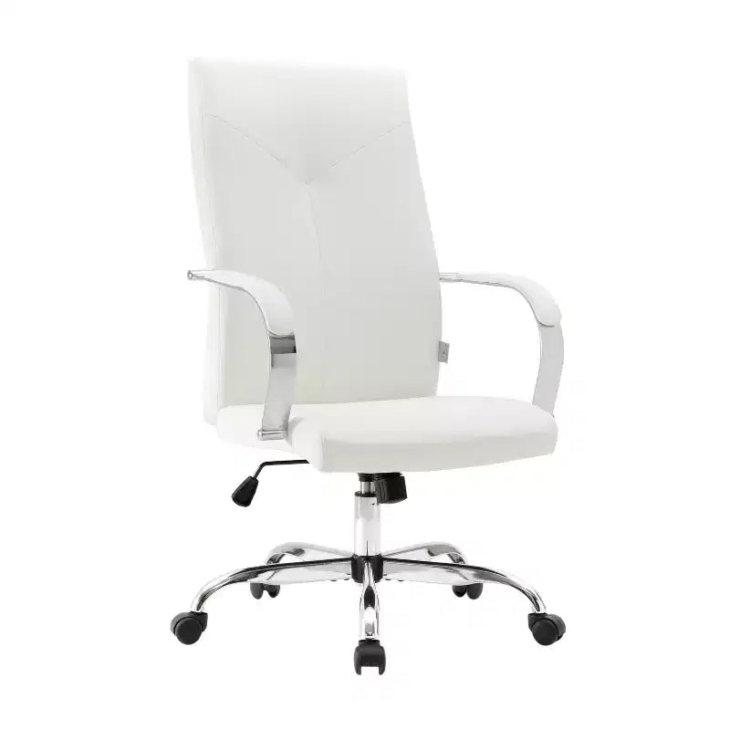 HomeStock 33 in.H Adjustable Height Gray Cushion Seat Material with Casters/Wheels Ergonomic Office Chairs