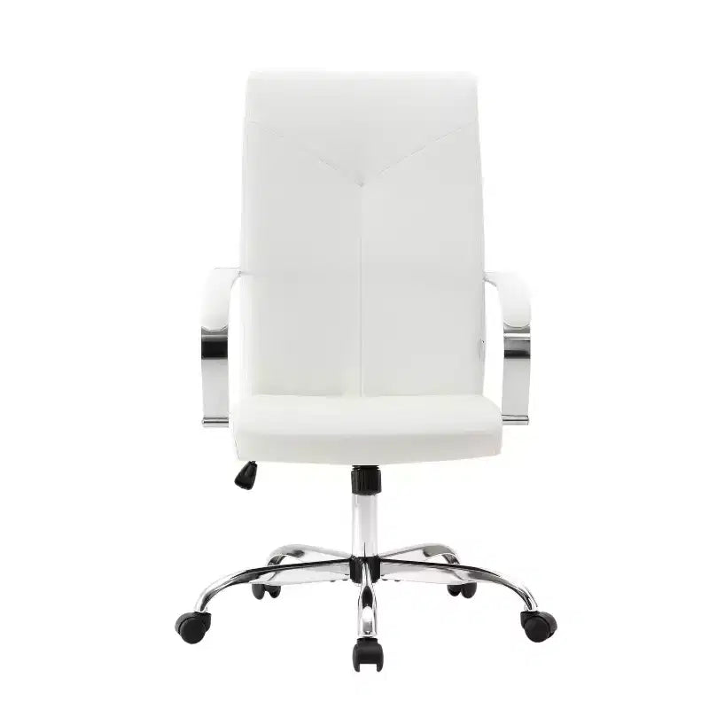 HomeStock 33 in.H Adjustable Height Gray Cushion Seat Material with Casters/Wheels Ergonomic Office Chairs
