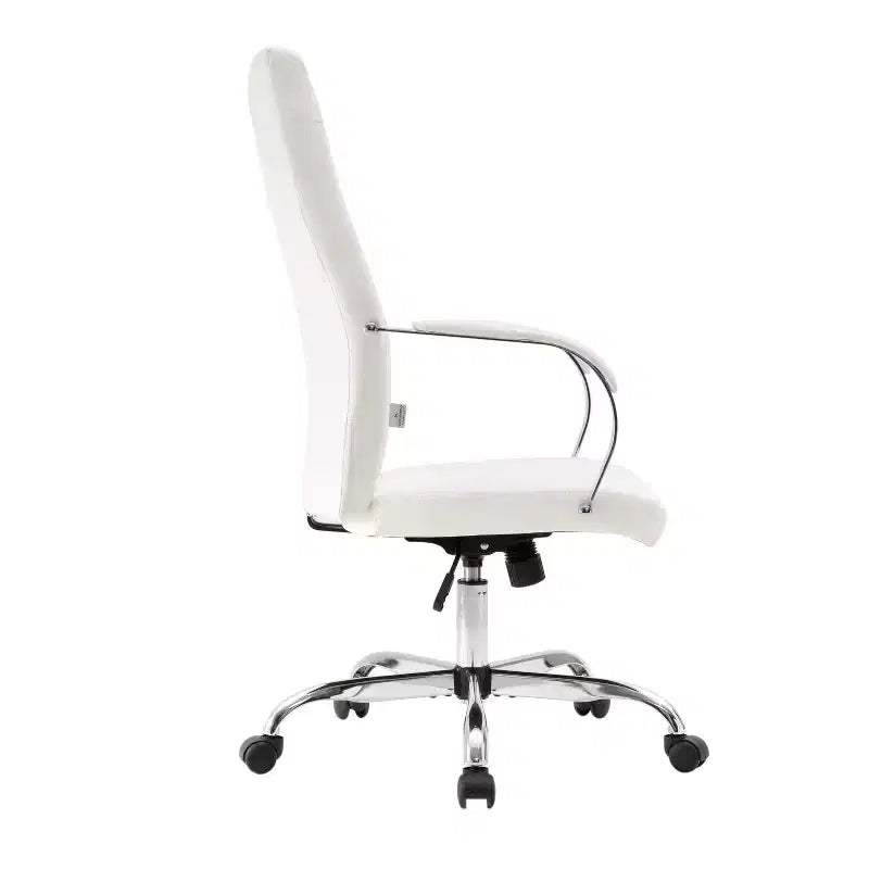 HomeStock 33 in.H Adjustable Height Gray Cushion Seat Material with Casters/Wheels Ergonomic Office Chairs