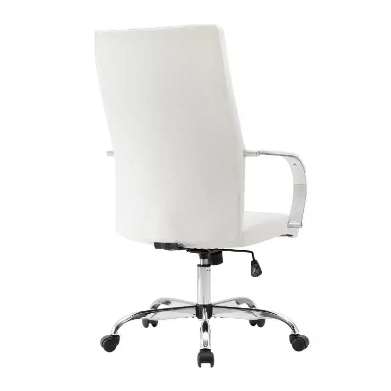 HomeStock 33 in.H Adjustable Height Gray Cushion Seat Material with Casters/Wheels Ergonomic Office Chairs