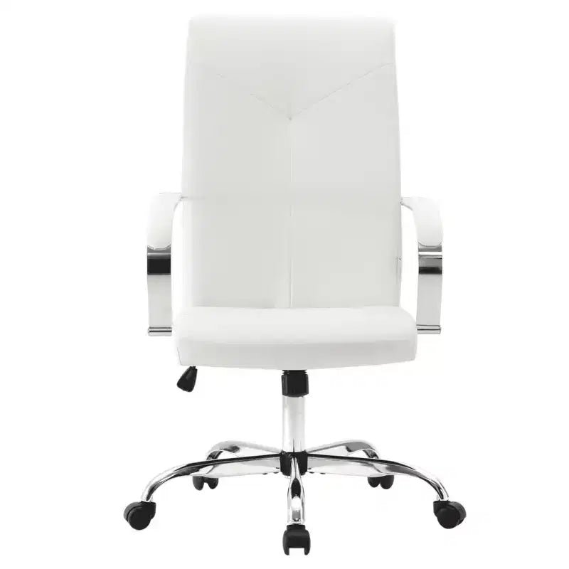HomeStock 33 in.H Adjustable Height Gray Cushion Seat Material with Casters/Wheels Ergonomic Office Chairs