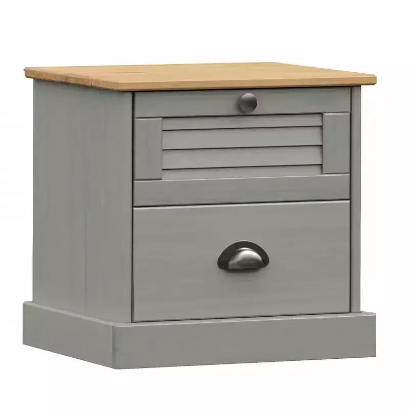 Bedside Cabinet Grey