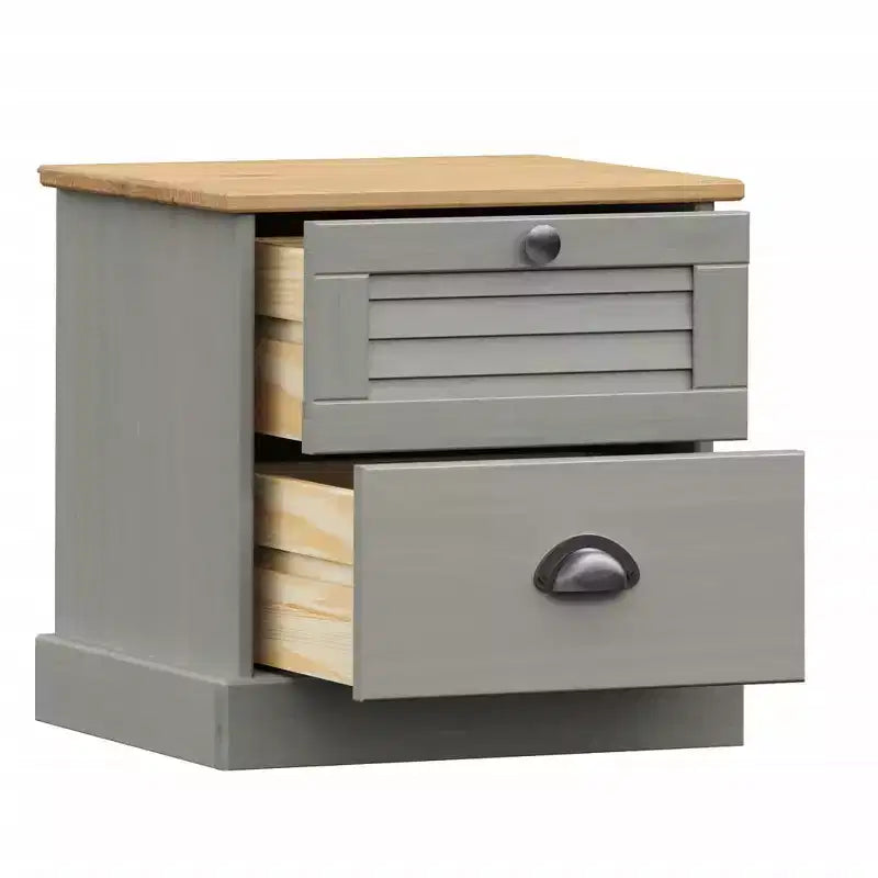 Bedside Cabinet Grey