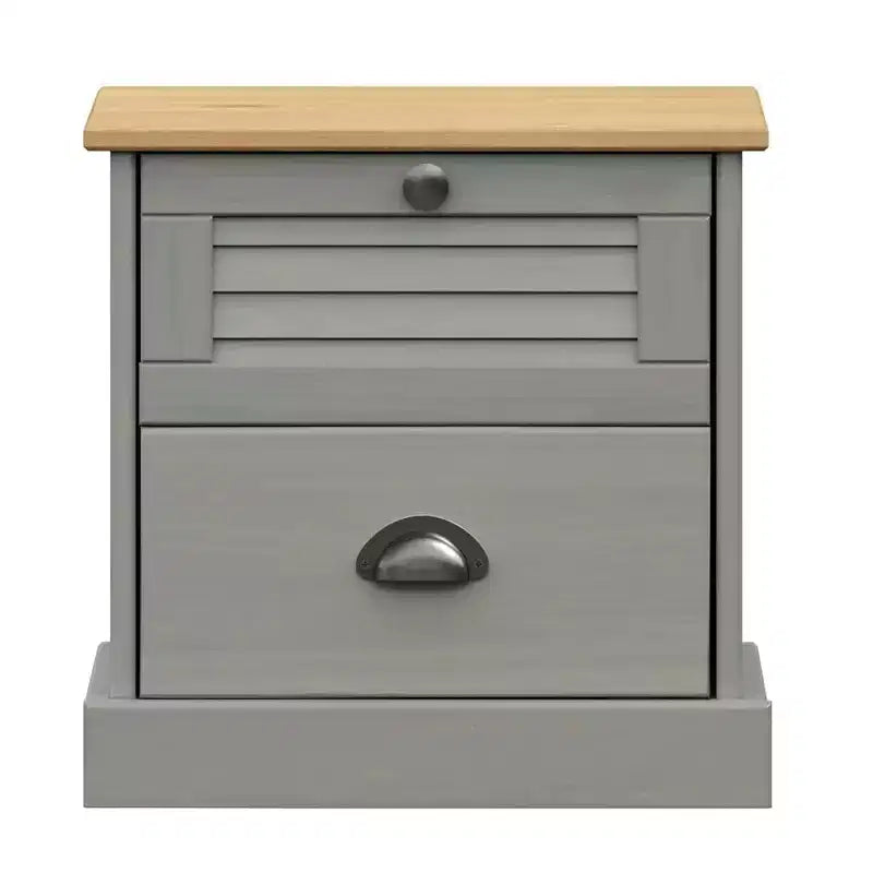 Bedside Cabinet Grey