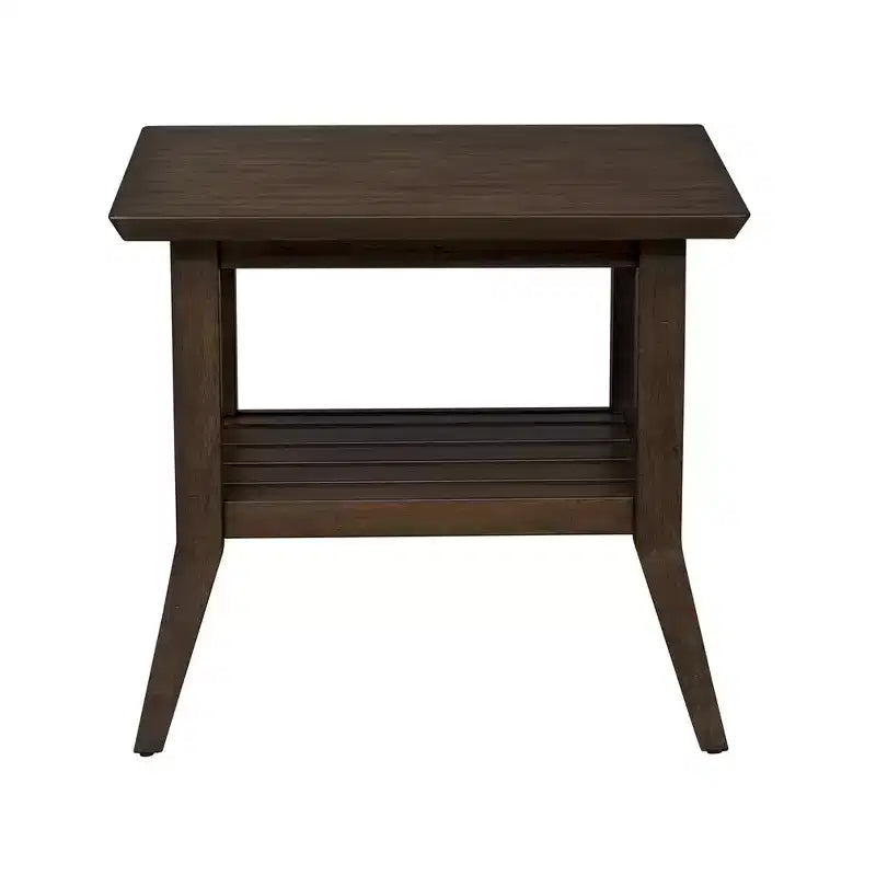 Liberty Furniture,Ventura Blvd Rectangular End Table in Bronze Spice