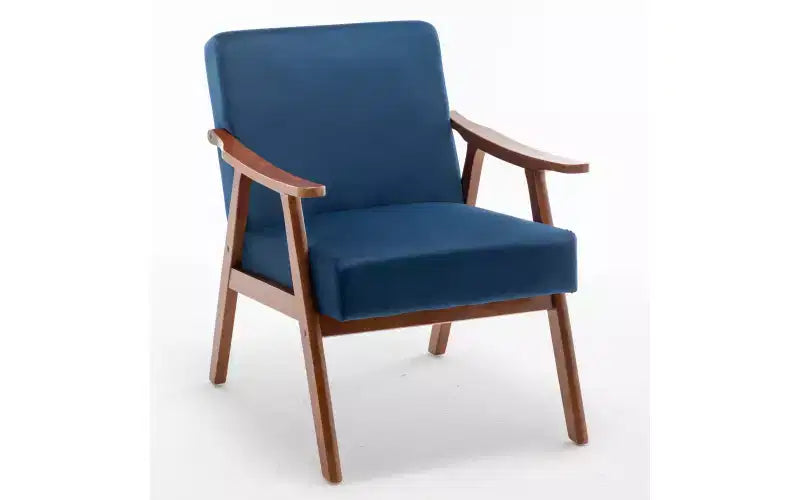 Mid Century Accent Chair, Accent Chairs for Living Room, Retro Single Lounge Reading Armchair,Suitable for reading rooms living rooms