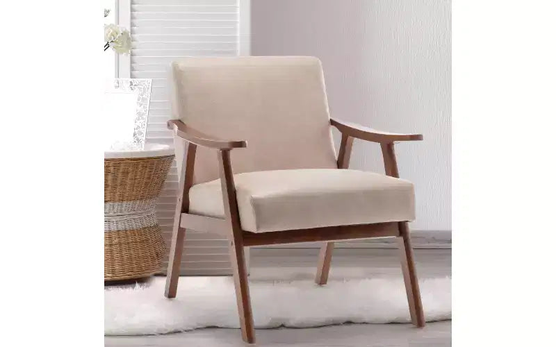 Mid Century Accent Chair, Accent Chairs for Living Room, Retro Single Lounge Reading Armchair,Suitable for reading rooms living rooms