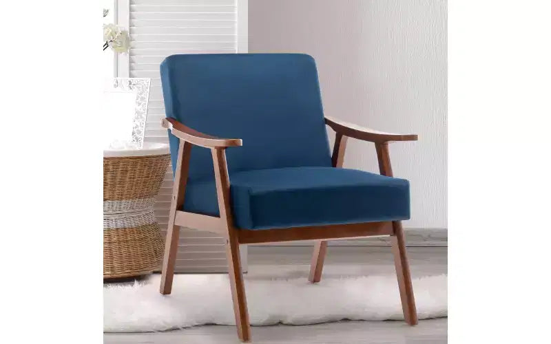 Mid Century Accent Chair, Accent Chairs for Living Room, Retro Single Lounge Reading Armchair,Suitable for reading rooms living rooms