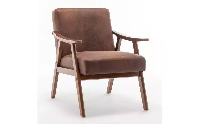 Mid Century Accent Chair, Accent Chairs for Living Room, Retro Single Lounge Reading Armchair,Suitable for reading rooms living rooms