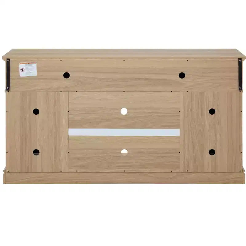 GDFStudio Nox 58.27 Farmhouse Wooden TV and Media Console with Open and Closed Storage and 2 Doors