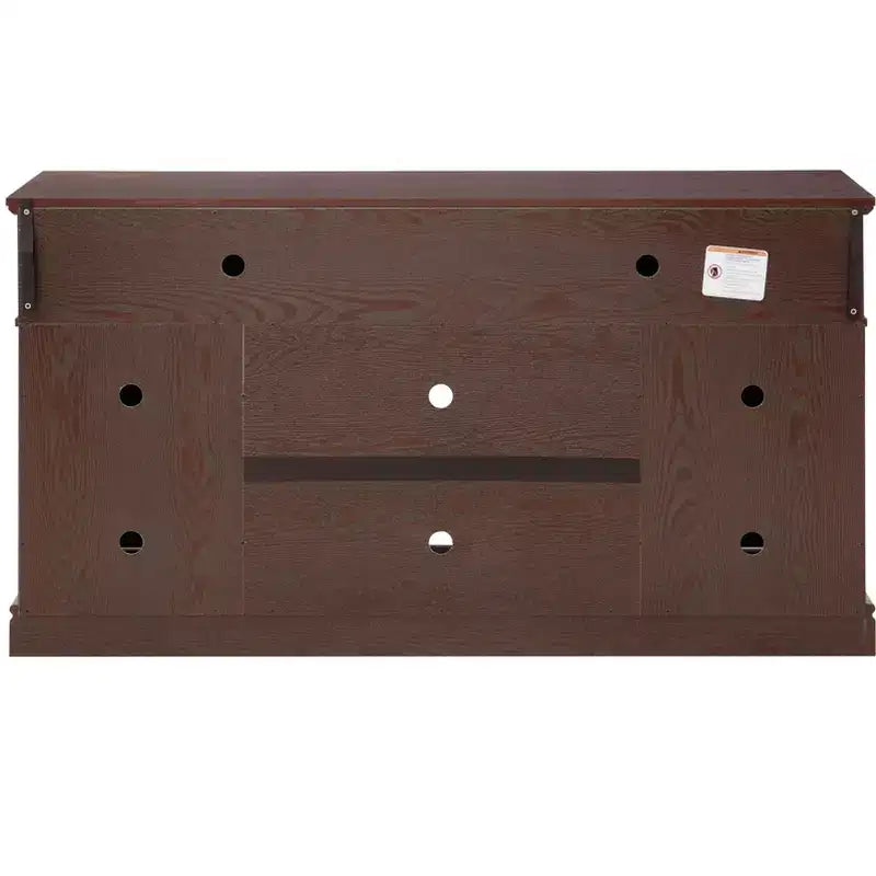 GDFStudio Nox 58.27 Farmhouse Wooden TV and Media Console with Open and Closed Storage and 2 Doors