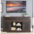 GDFStudio Nox 58.27 Farmhouse Wooden TV and Media Console with Open and Closed Storage and 2 Doors