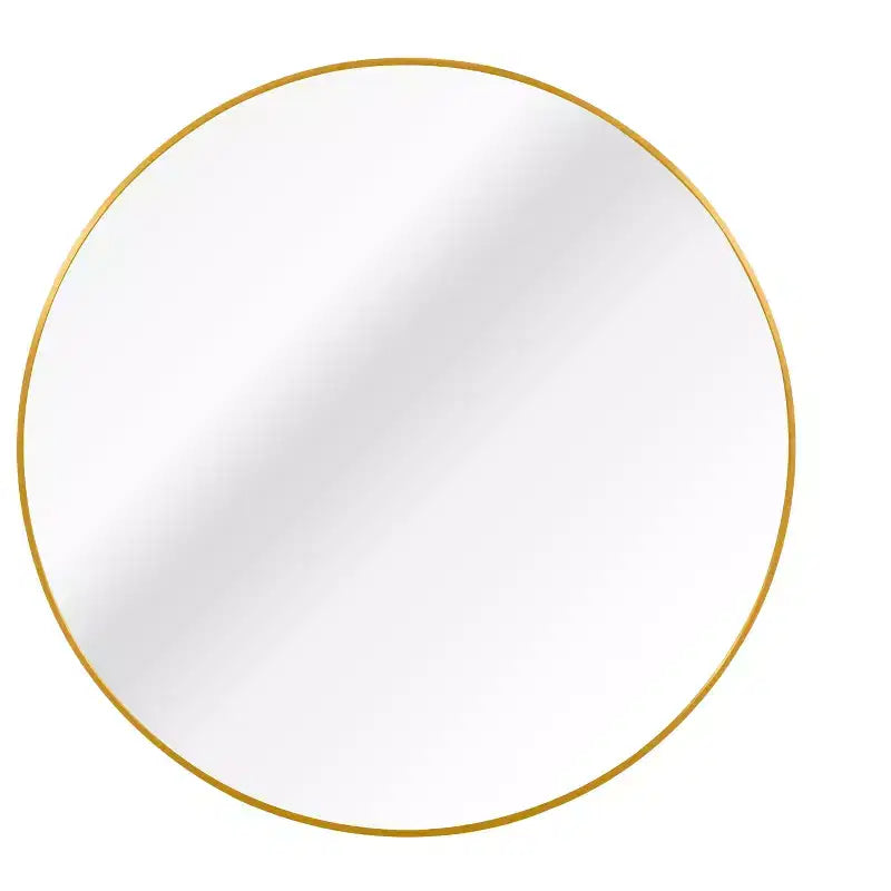 MAYEERTY Metal Framed Round Bathroom Mirror for Wall
