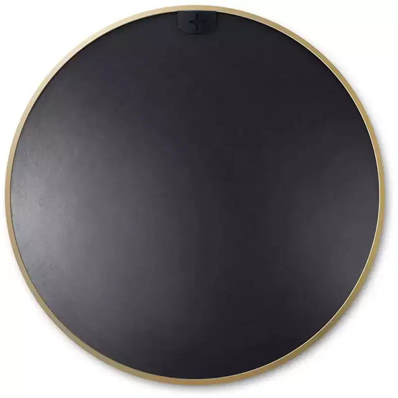 MAYEERTY Metal Framed Round Bathroom Mirror for Wall