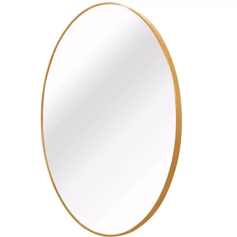 MAYEERTY Metal Framed Round Bathroom Mirror for Wall