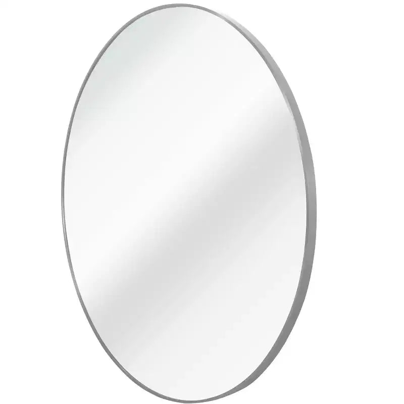 MAYEERTY Metal Framed Round Bathroom Mirror for Wall