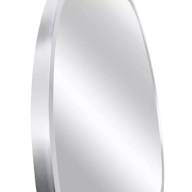 MAYEERTY Metal Framed Round Bathroom Mirror for Wall