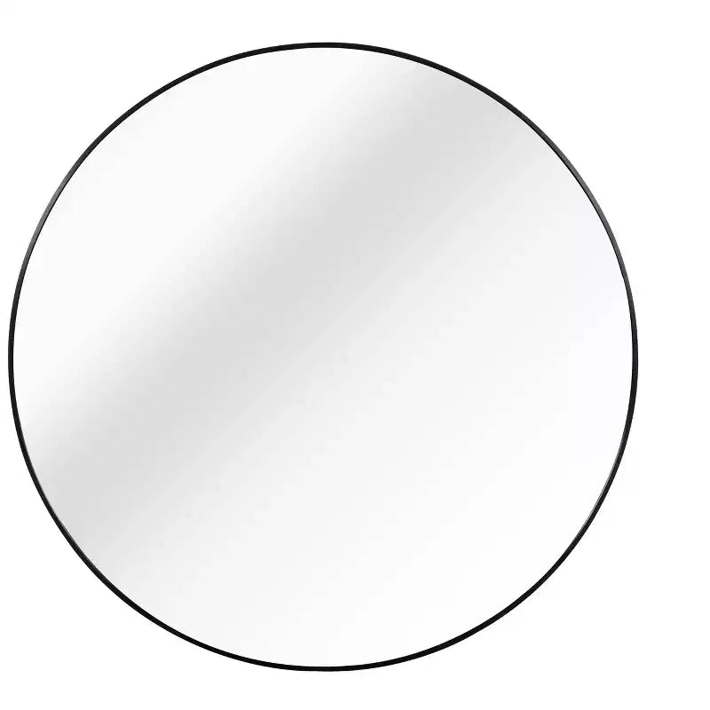 MAYEERTY Metal Framed Round Bathroom Mirror for Wall