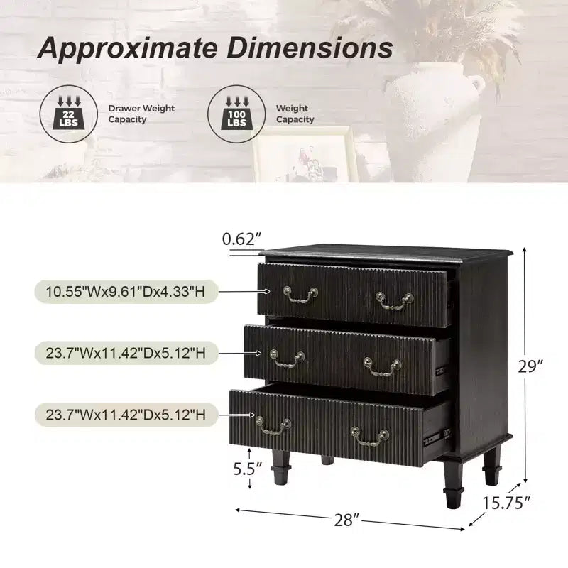 Phil 2 - Drawer end table with Integrated Charging Station and Pull-Out Tray Set of 2HULALA HOME