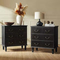 Phil 2 - Drawer end table with Integrated Charging Station and Pull-Out Tray Set of 2HULALA HOME