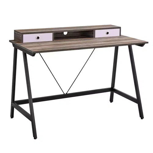 Buylateral Tucker Desk Black/Driftwood