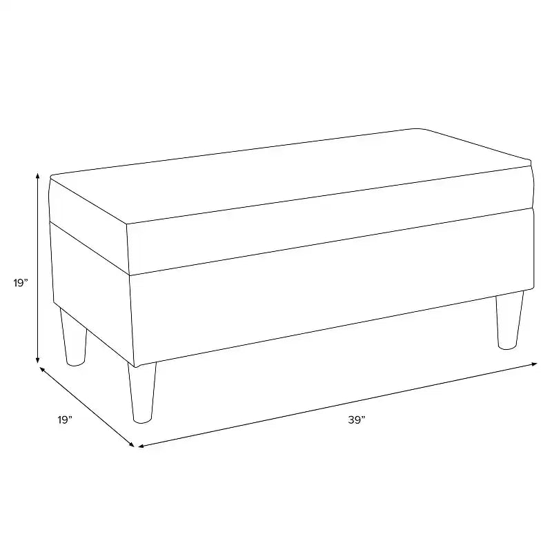 Skyline Furniture Jaxson Storage Bench