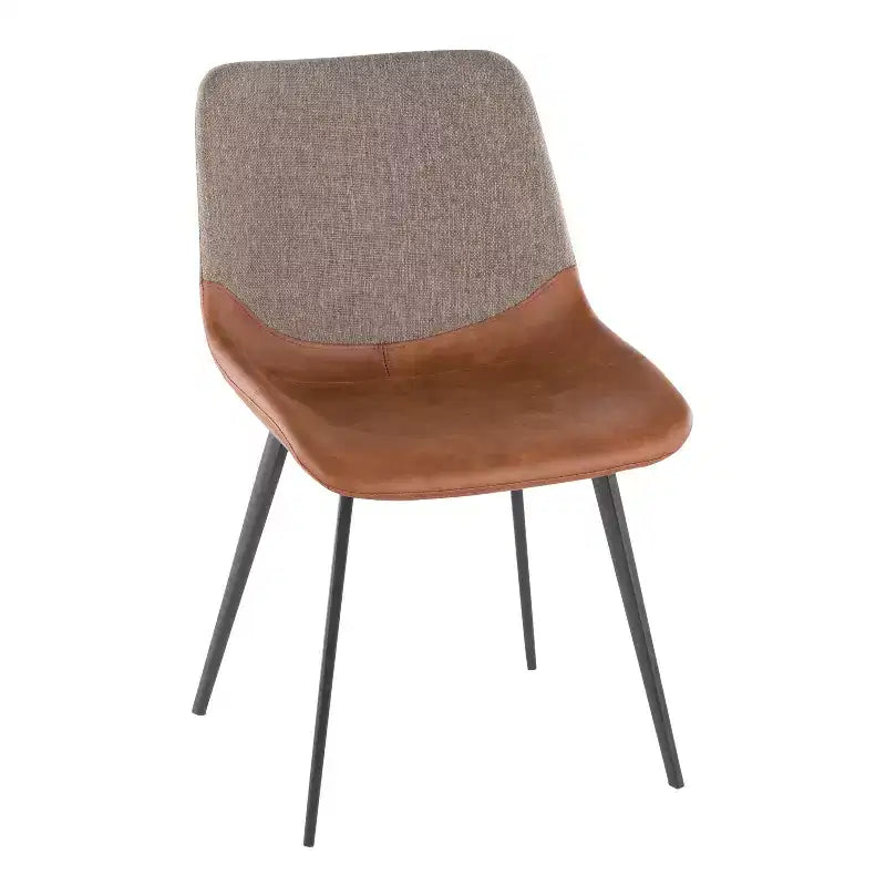 Set of 2 Outlaw Industrial Two-Tone Chairs - LumiSource
