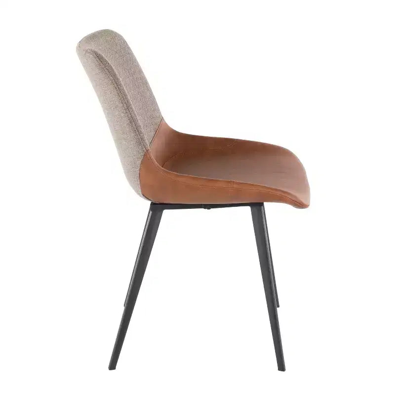 Set of 2 Outlaw Industrial Two-Tone Chairs - LumiSource