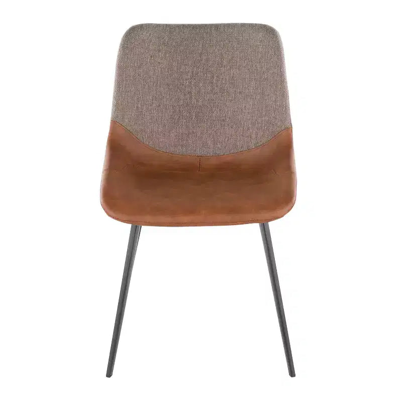Set of 2 Outlaw Industrial Two-Tone Chairs - LumiSource