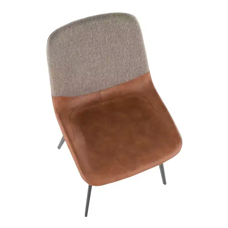 Set of 2 Outlaw Industrial Two-Tone Chairs - LumiSource