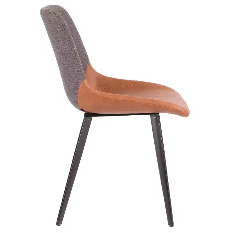 Set of 2 Outlaw Industrial Two-Tone Chairs - LumiSource