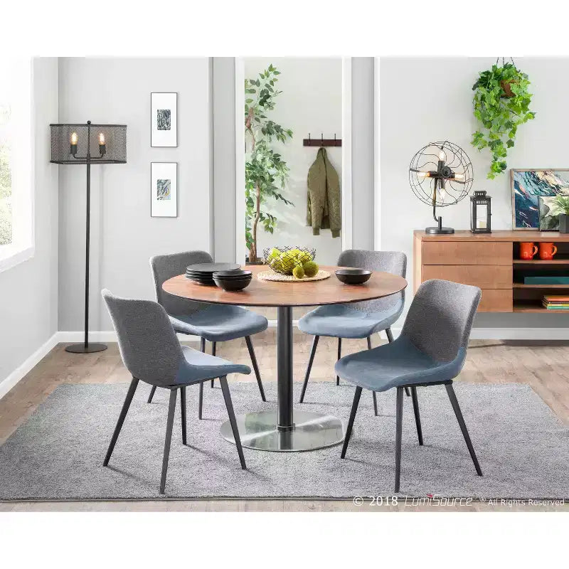 Set of 2 Outlaw Industrial Two-Tone Chairs - LumiSource