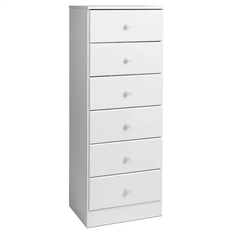 6 Drawers Astrid Vertical Dresser - Prepac