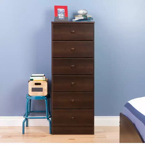 6 Drawers Astrid Vertical Dresser - Prepac